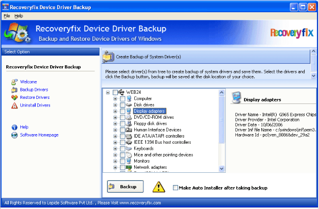 How To Backup Device Drivers In Vista