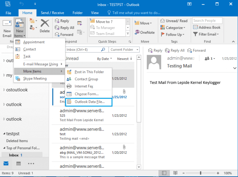 Ways to Create a New PST File in Microsoft Outlook