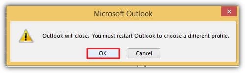 Outlook will restart