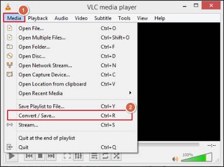 Open the VLC media player