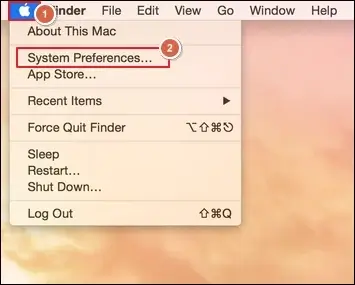 Click on System Preferences