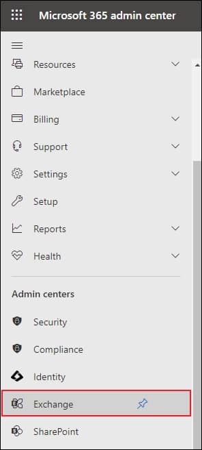 Microsoft 365 admin center