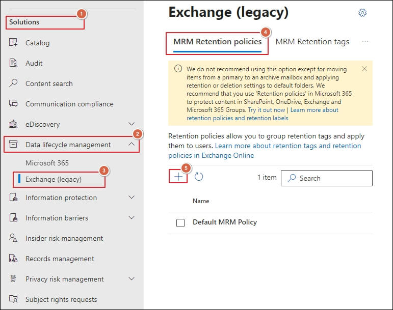 Data lifecycle management