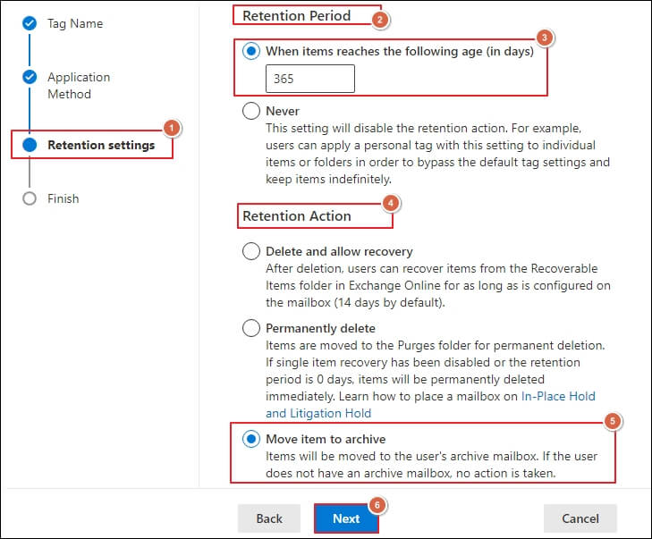  Retention Action