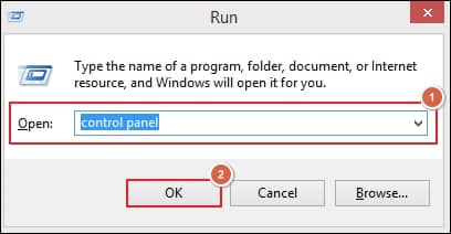 Press the Windows plus R key