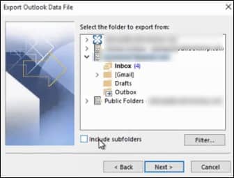 select the folder where all your eml files are saved