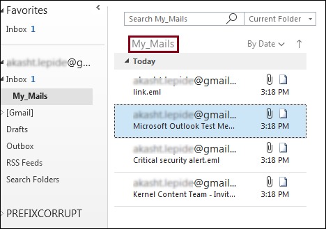 Drag and drop EML files to Office 365