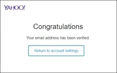 verification successful