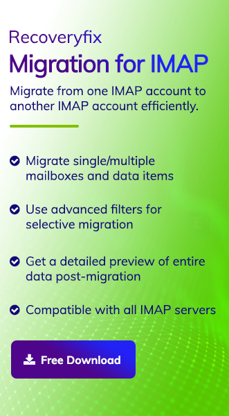 Recoveryfix Migration for IMAP