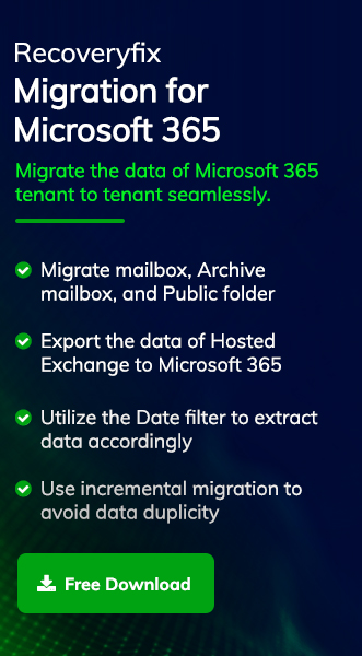 Recoveryfix Migration for Microsoft 365