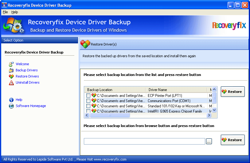 Microsoft driver restore reviews