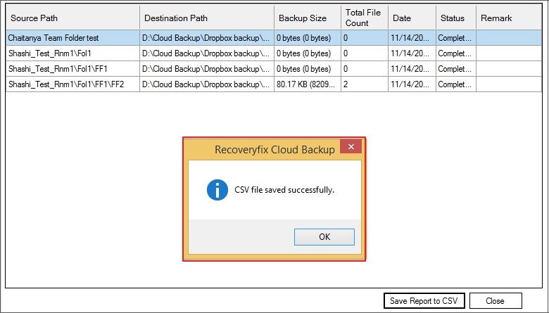 CSV file saved successfully