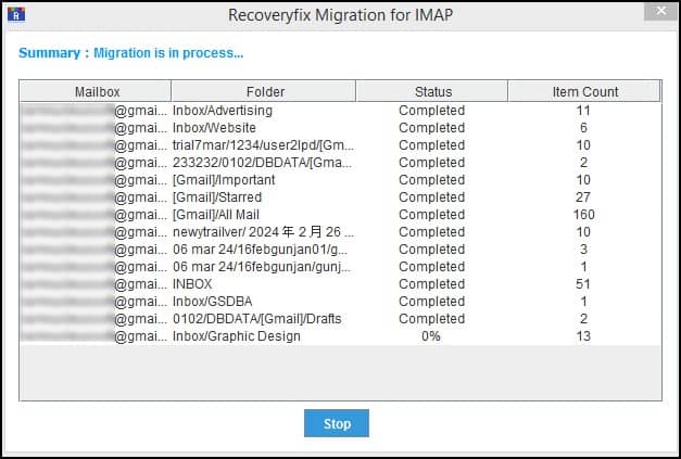 migration process will start