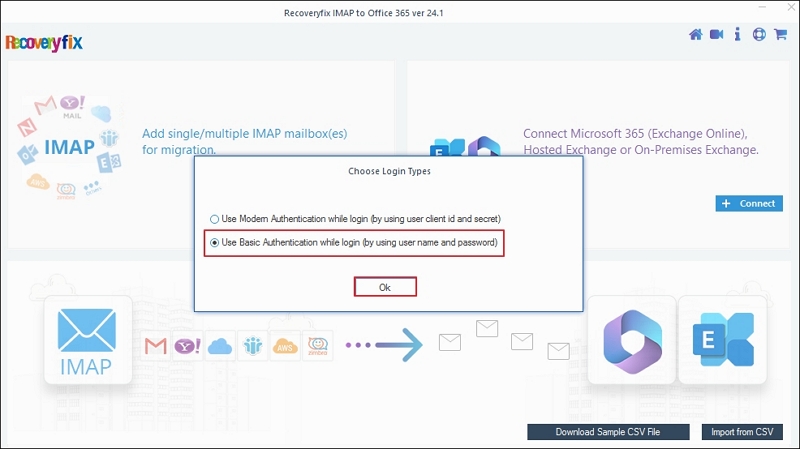 Select Basic Authentication