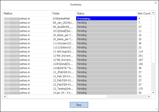 Yahoo Mail to Office 365 migration process initiated