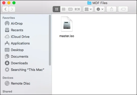 Open the renamed file on Mac